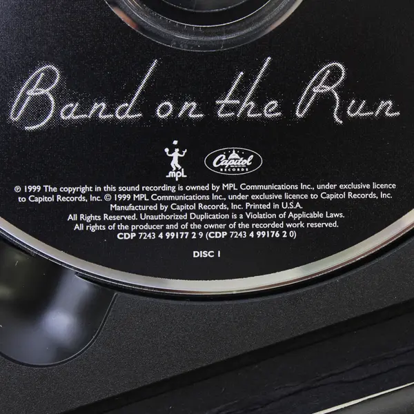Paul McCartney/Band on the Run CD 25th Anniversary UK Ed. w/booklet 1999