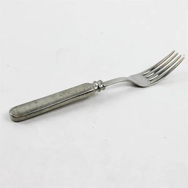 Lamaison Donatella Pattern SS Dinner Fork W/Pewter Handle 8.5" Rare HTF Pattern