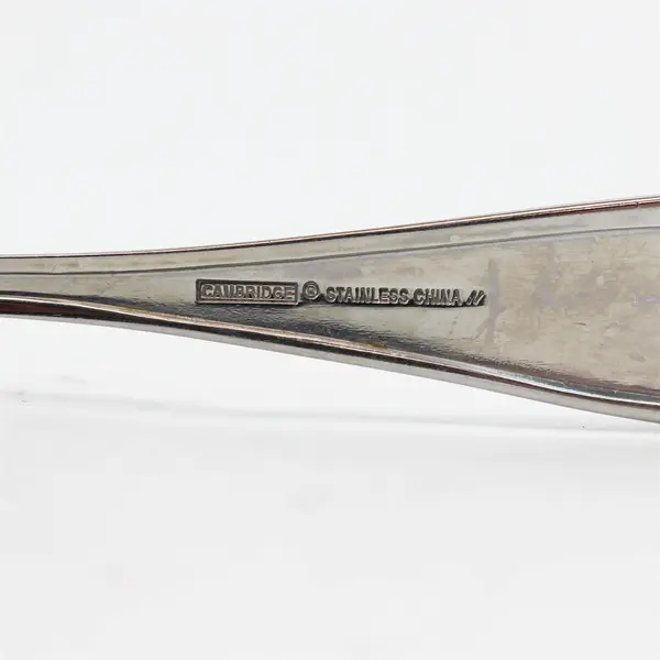 Cambridge Silver Evanston Pattern 18/0 Stainless Steel Dinner Fork 8" Good