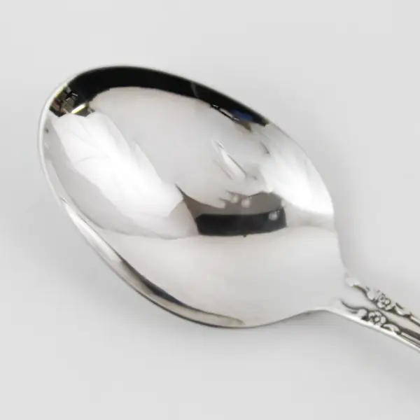 Lot of 5 Oneida Silver Mansion Hall Pattern SS Oval Soup Spoons 6.75" Very Good