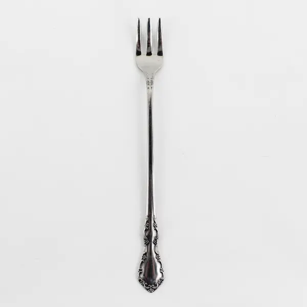 Oneida Silver Mansion Hall Pattern Stainless Cocktail/Seafood Fork 6" Good