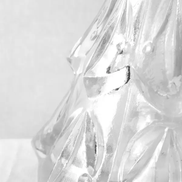 Mikasa Holiday Tree Clear Glass Votive Candle Holder Home Decor 7.5" Tall