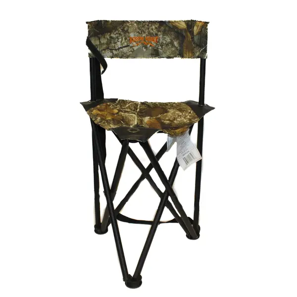 Rustic Ridge Camouflage Hunting Tripod Chair 225lbs Capacity Used