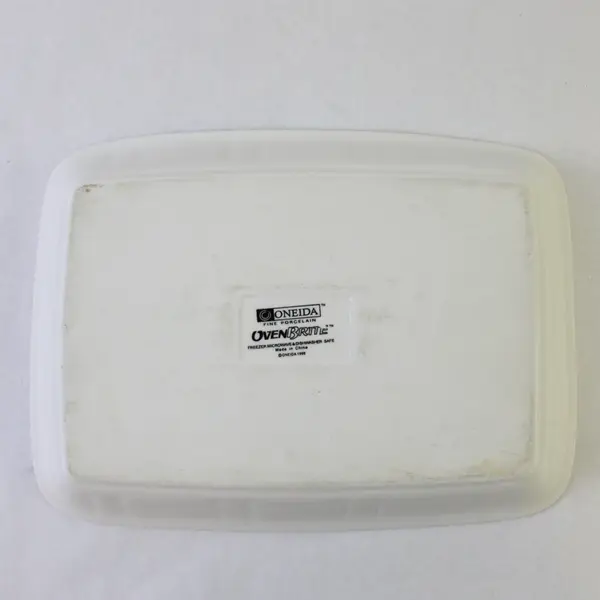 Oneida Ovenbrite 9x12 Rectangular Porcelain Baking Dish White