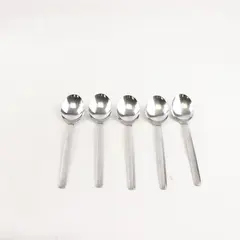 Lot of 5 WMF Flatware New York Stainless Steel Glossy Dining Soup Spoons