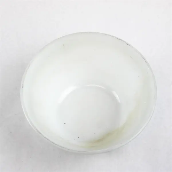 Federal Heat Proof Ovenware Solid White Milk Color Glass Mixing Bowl 8.25"
