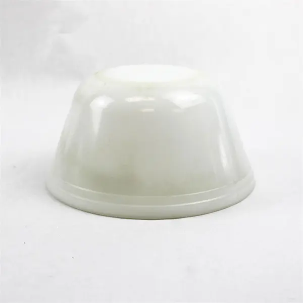 Federal Heat Proof Ovenware Solid White Milk Color Glass Mixing Bowl 8.25"