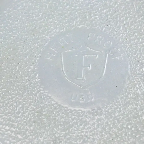 Federal Heat Proof Ovenware Solid White Milk Color Glass Mixing Bowl 8.25"