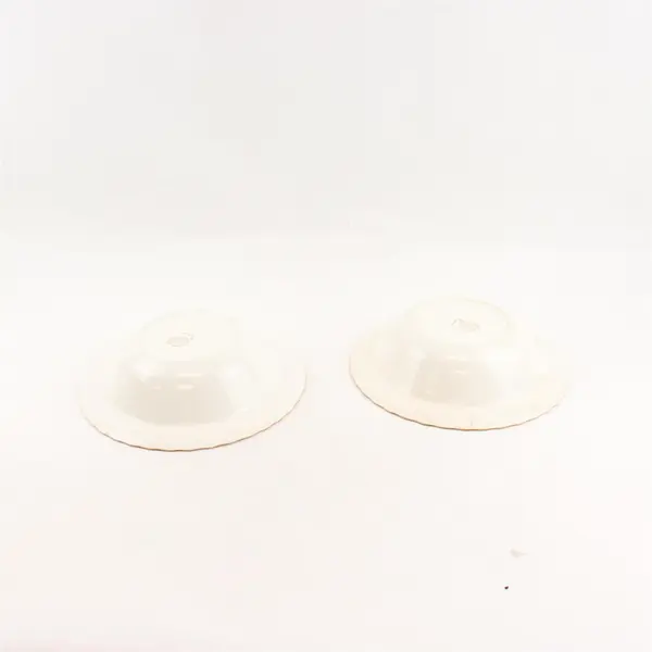 Lot Of 2 Pope Gosser Pinafore (Gold Trim) Pattern Rim Soup Bowls 8.75" Diameter