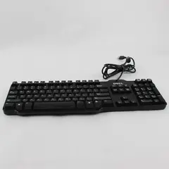 Dell L100 Mechanical USB Wired Keyboard Black w/Num Pad OEM Used