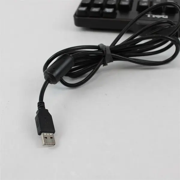Dell L100 Mechanical USB Wired Keyboard Black w/Num Pad OEM Used