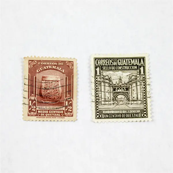 Lot Of 5 Latin America Stamps Guatemala El Salvador Used Canceled