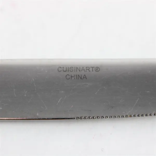 Lot Of 6 Cuisinart Flatware CUI28 (Stainless) Pattern Dinner Knives 9.75" Long