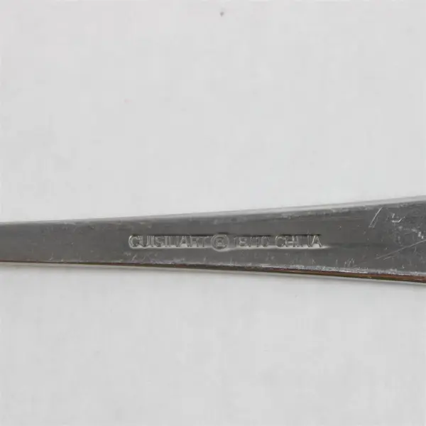 Lot Of 5 Cuisinart Flatware CUI28 (Stainless) Pattern Teaspoons 6.75" Long