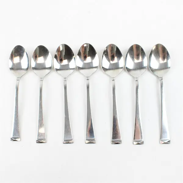 Lot Of 7 Cuisinart Flatware CUI28 (Stainless) Pattern Teaspoons 6.75" Long