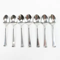 Lot Of 7 Cuisinart Flatware CUI28 (Stainless) Pattern Teaspoons 6.75" Long