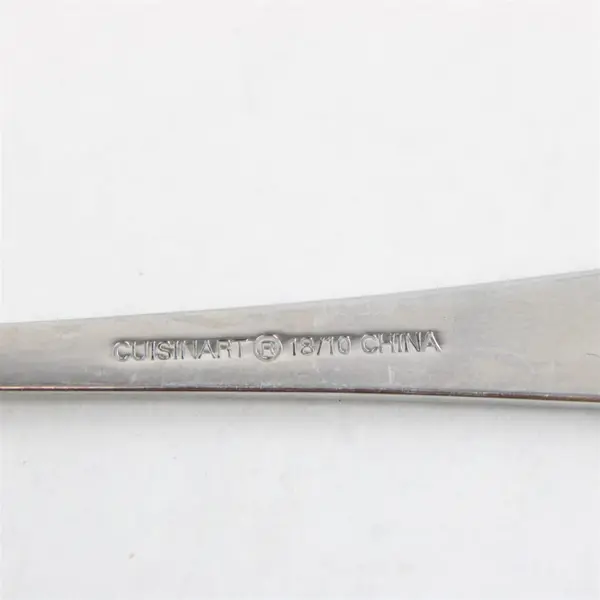 Lot Of 7 Cuisinart Flatware CUI28 (Stainless) Pattern Teaspoons 6.75" Long