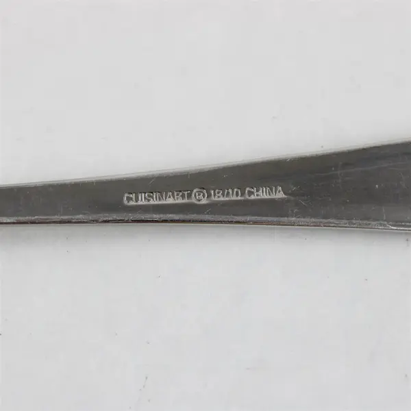 Lot Of 6 Cuisinart Flatware CUI28 (Stainless) Pattern Salad Forks 7.25" Long