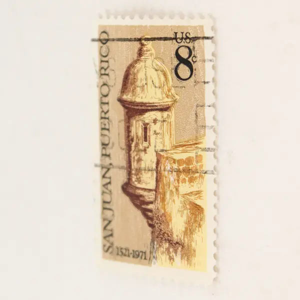 Lot Of 4 Caribbean Stamps Jamaica Puerto Rico Guadeloupe Dominican Republic Used