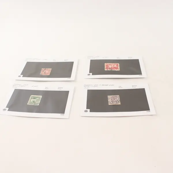 Lot Of 4 Sweden Stamps Used Hinged 1910s-1930s