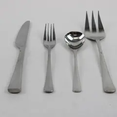 Lot Of 4 Dansk Bellini (Stainless) Pattern Assorted Flatware 2 Forks Knife Spoon