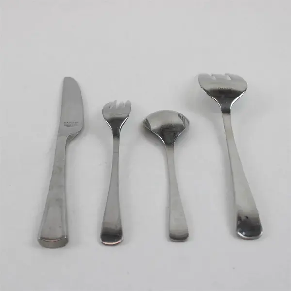 Lot Of 4 Dansk Bellini (Stainless) Pattern Assorted Flatware 2 Forks Knife Spoon