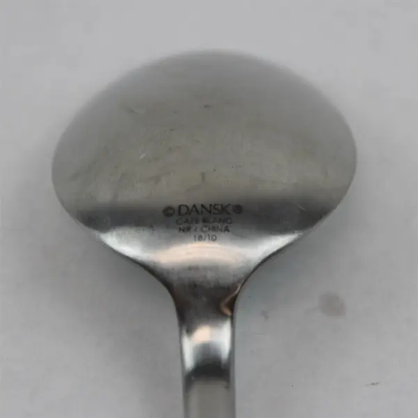 Lot Of 5 Dansk Cafe Blanc (Stainless) Pattern Flatware 2 Soup Spoons 3 Teaspoons