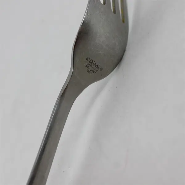 Lot Of 6 Dansk Cafe Blanc (Stainless) Pattern Flatware 3 Dinner 3 Salad Forks