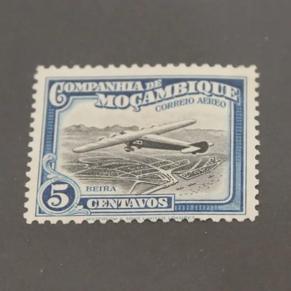 Lot Of 2 Mozambique Stamps 1930s Air Mail 1917 Postage Due Mint Hinged