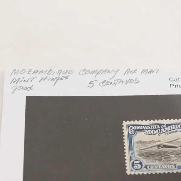 Lot Of 2 Mozambique Stamps 1930s Air Mail 1917 Postage Due Mint Hinged