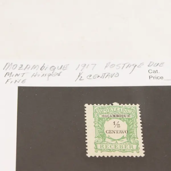 Lot Of 2 Mozambique Stamps 1930s Air Mail 1917 Postage Due Mint Hinged