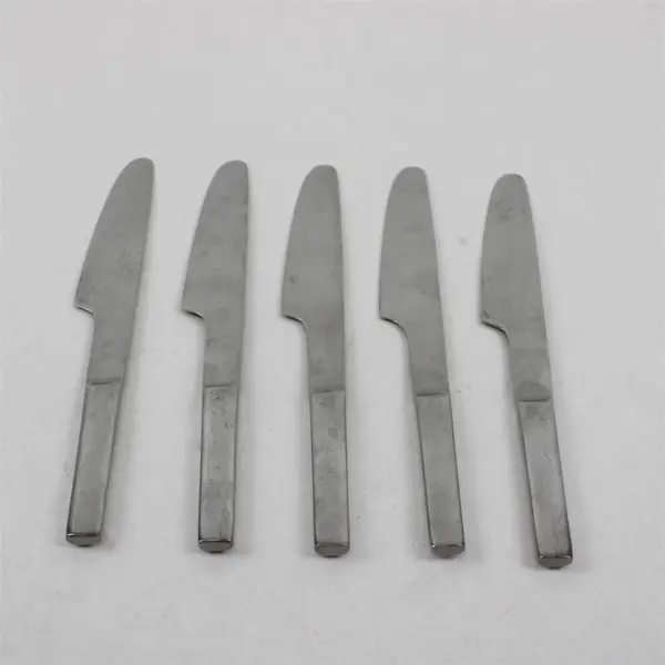 Lot Of 5 Dansk Angleterre (Stainless) Pattern Flatware Dinner Knives 8.75" Long