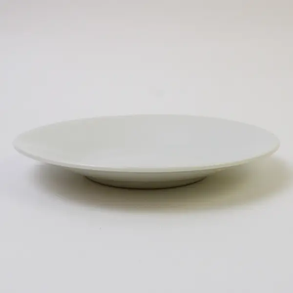 White Porcelain Saucer 4.5in Round Teacup Plate 