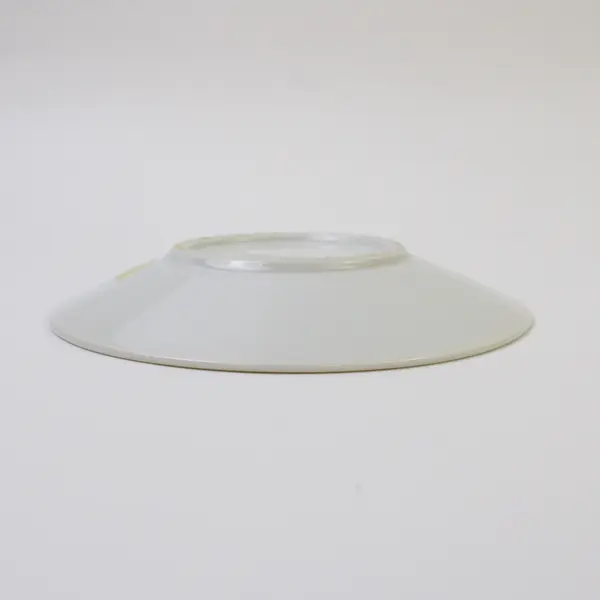 White Porcelain Saucer 4.5in Round Teacup Plate 