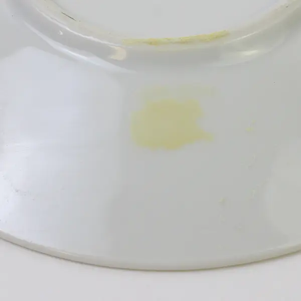 White Porcelain Saucer 4.5in Round Teacup Plate 