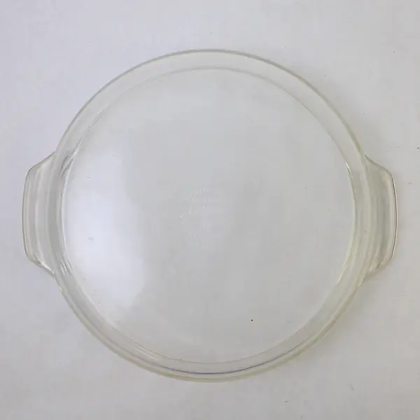 Vintage Anchor Hocking Fire-King Clear Glass 9" Pie Plate Pan Handles