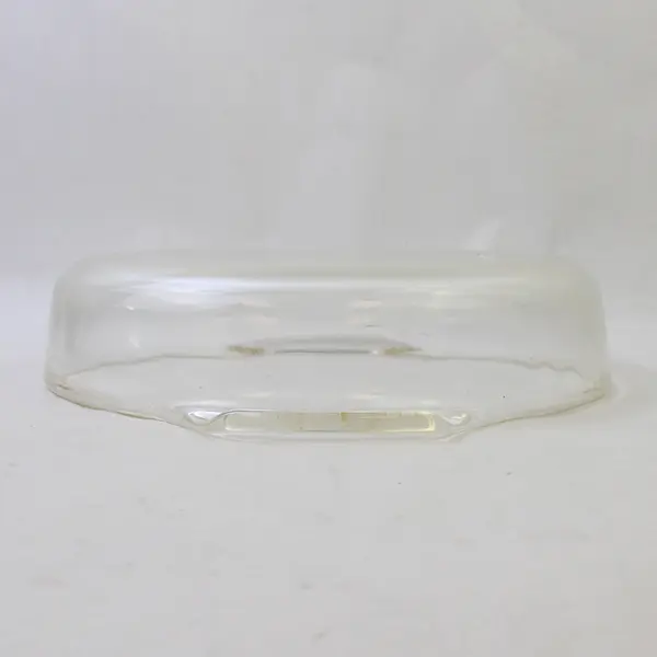 Vintage Anchor Hocking Fire-King Clear Glass 9" Pie Plate Pan Handles