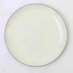 Harkerware Stoneware Plate 10" Lightly Freckled Beige