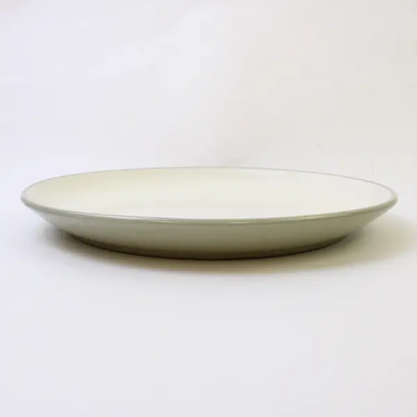 Harkerware Stoneware Plate 10" Lightly Freckled Beige