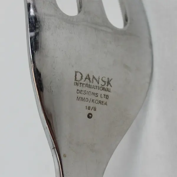 Lot Of 6 Dansk DAS31-Clear (Stainless) Pattern Flatware 4 Spoons & 2 Salad Forks
