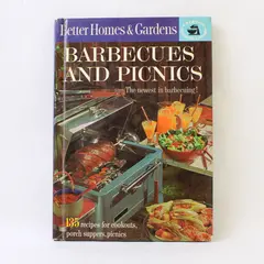 Vintage Hardcover Cookbook Better Homes & Gardens Barbecues and Picnics 1963 