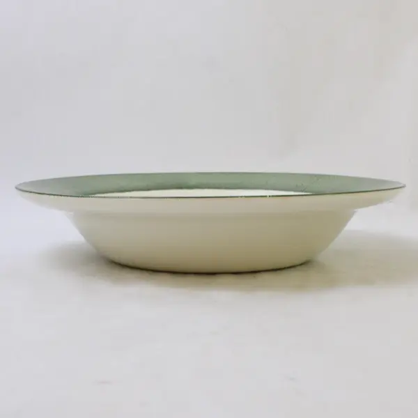 Royal China Colonial Homestead Baby's Cradle Soup Bowl 1950s 8.5"