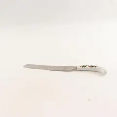 Christmas Holly Cake Knife White Ceramic Handle Wedding Dessert