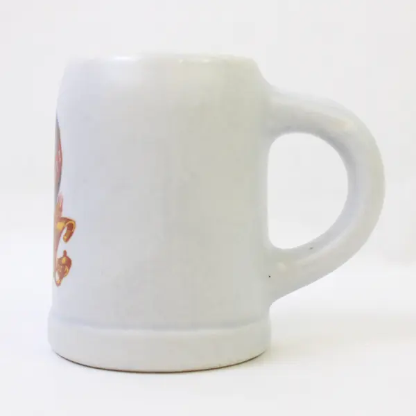 Vintage 1980s Schlitz Beer World Mini Ceramic Stein Mug Collectible