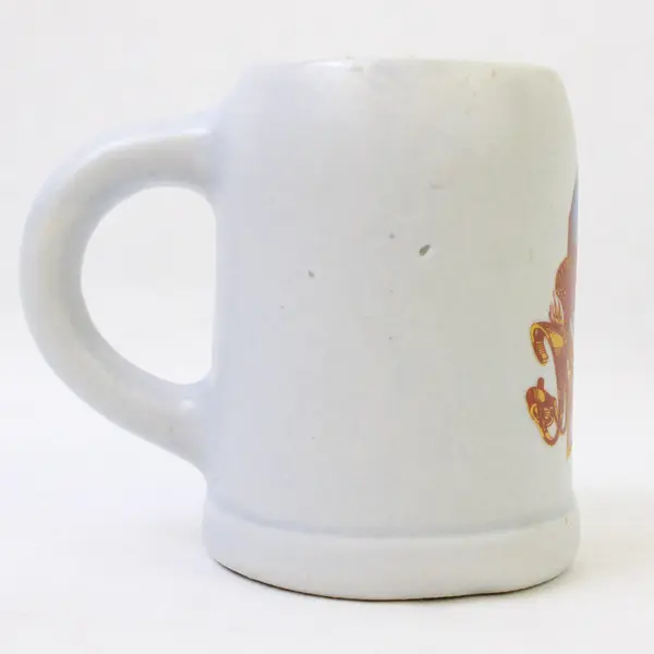 Vintage 1980s Schlitz Beer World Mini Ceramic Stein Mug Collectible