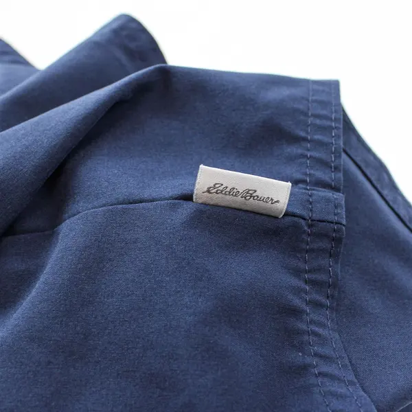 Eddie Bauer Navy Blue Long Sleeve Lightweight Button Up Top Women's Size XXL