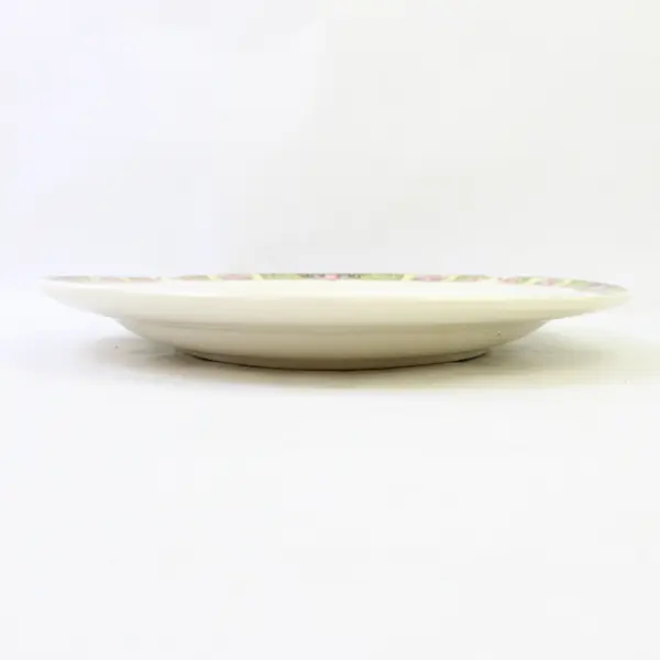 Edwin Knowles Chartreuse 11.5" Oval Platter Vintage Serveware