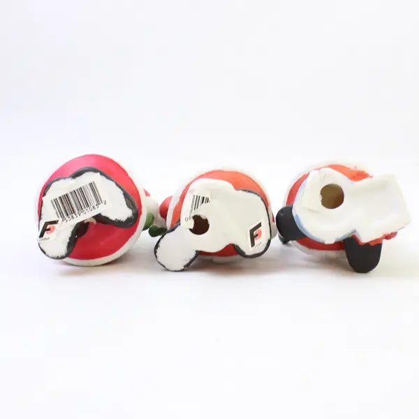 Lot of 3 Ceramic Santa Claus Figurines Christmas Holiday Mantel Decor