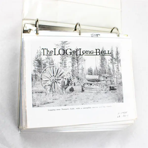 The Log Of Long Bell Lumber Company Magazine Binder Of 1928 1929 Photo Reprints