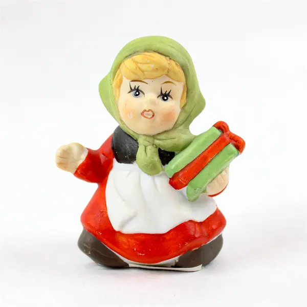 Lot of 3 Christmas Ceramic Figurines Santa Mrs. Claus Holiday Decor